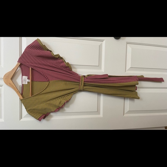 Maeve Dresses & Skirts - Anthropologie yellow and pink floaty dress.